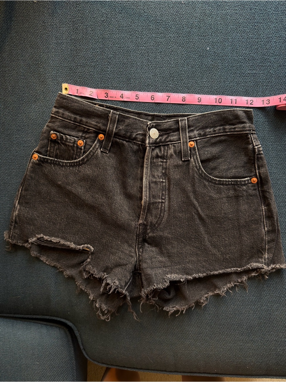 Levi's 501 High Rise Denim Shorts